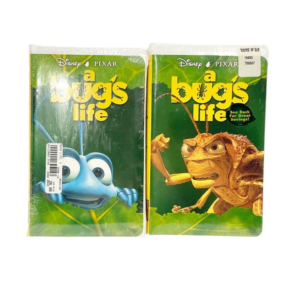 Disney Pixar A Bugs Life VHS Movie Video Bundle Lot of 2 Sealed NEW - Picture 1 of 3